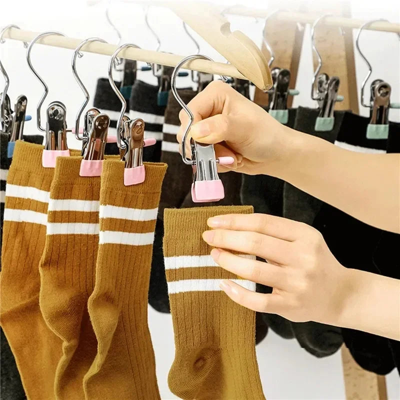 Set of 10/20/30 Stainless Steel Clothes Pegs Laundry Hanging Clips Multipurpose Storage