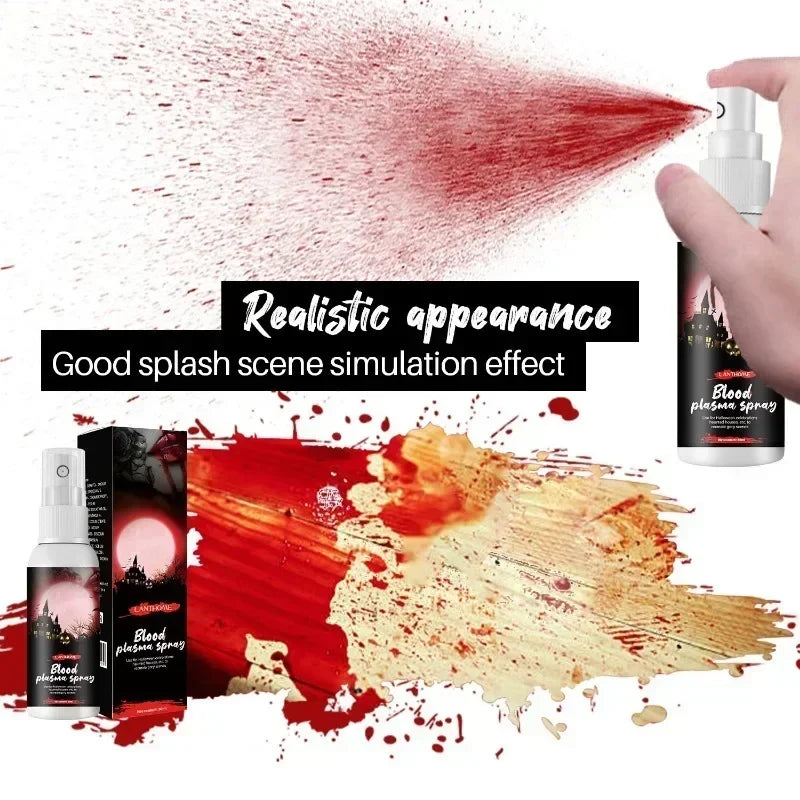Fake Blood Spray for Halloween Cosplay, Gore Effects, and Costume Makeup