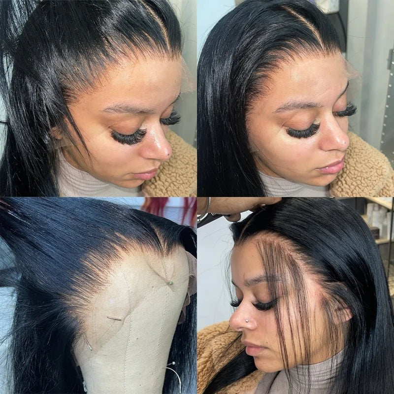 High-Quality Human Hair Wigs with Transparent Lace Front | Multiple Lengths & Colors