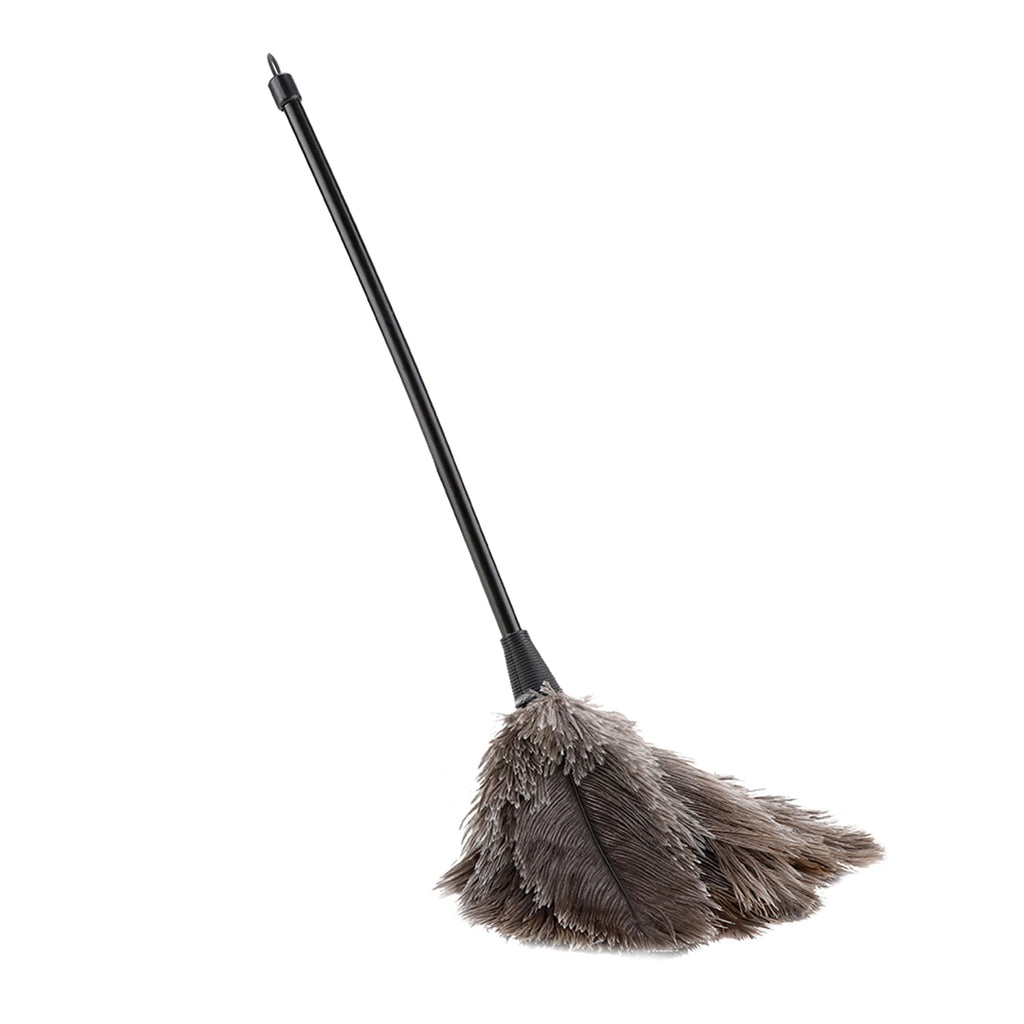 Mini Ostrich Feather Duster for Books Keyboard & Home Cleaning