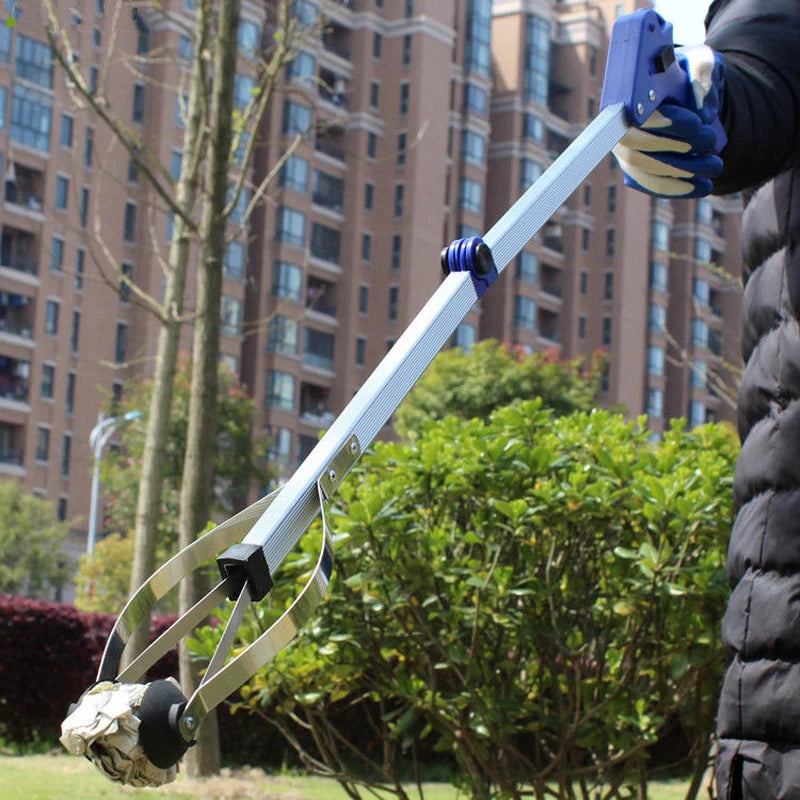 Long Reach Grabber Reacher Tool Foldable Trash Pickup Rubbish Clip