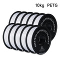 10kg 3D Printer Filament Set - Multiple Colors for PLA, PETG, ABS, TPU, Silk