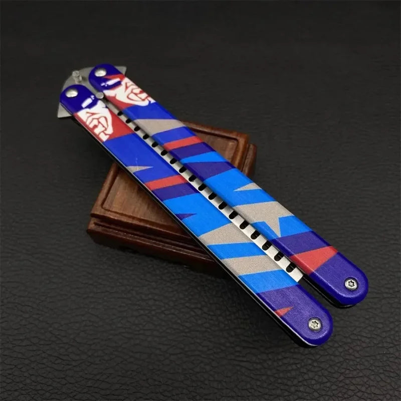 Valorant Yoru's Butterfly Comb Metal Weapon Model - 23cm Gaming Collectible