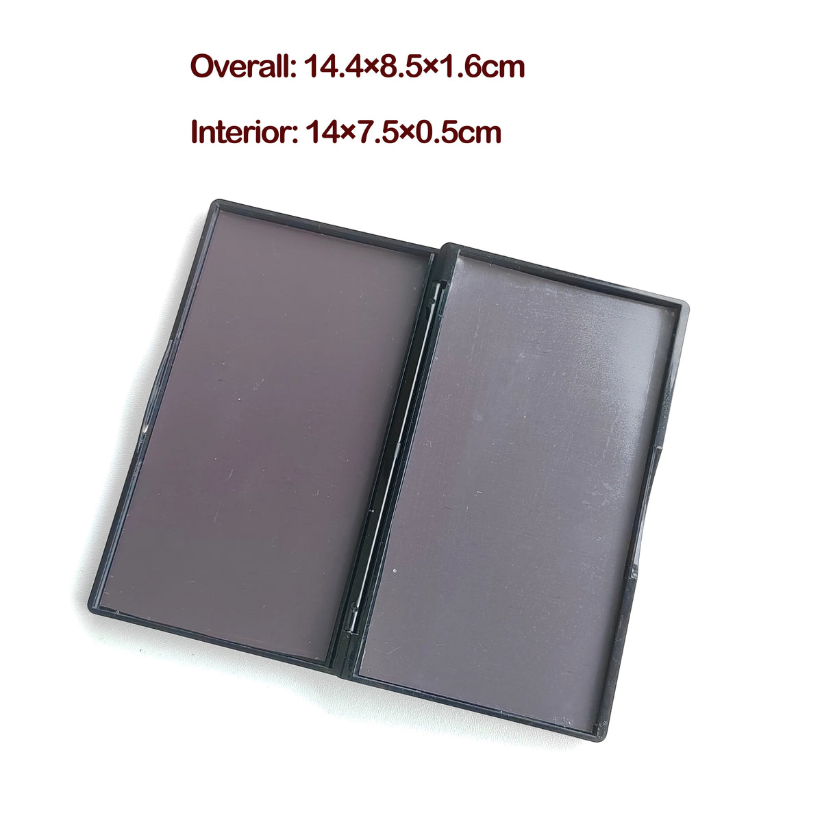 Double-Sided Magnetic Eyeshadow Palette Case - Compact Makeup Storage Box