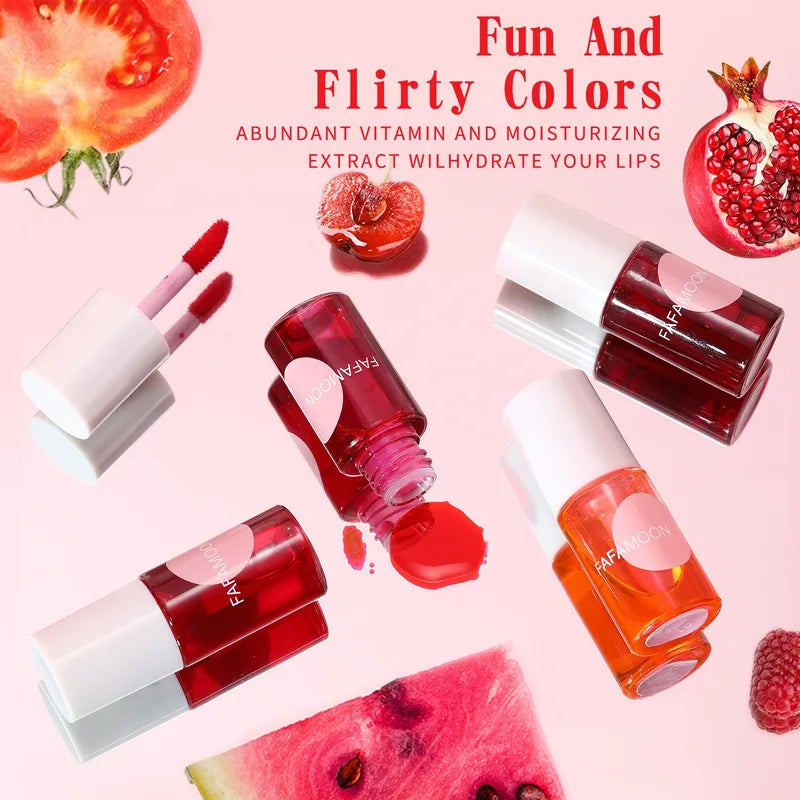 WaterTint Lip & Cheek Waterproof Lip Gloss - Long-Lasting Non-Stick Tint