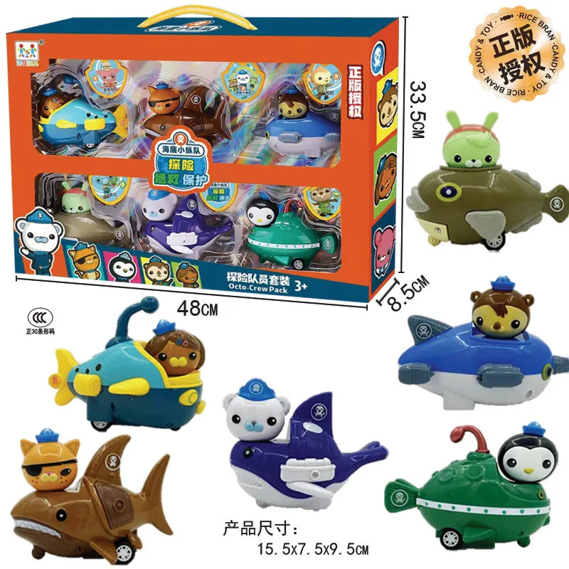 Octonauts Play Set with Action Figures - Educational Kids Toy & Holiday Gift