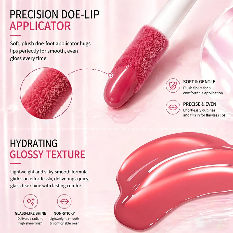 Long-Lasting Waterproof Lip Liner & Gloss Set - 12 Shades for Flawless Pout