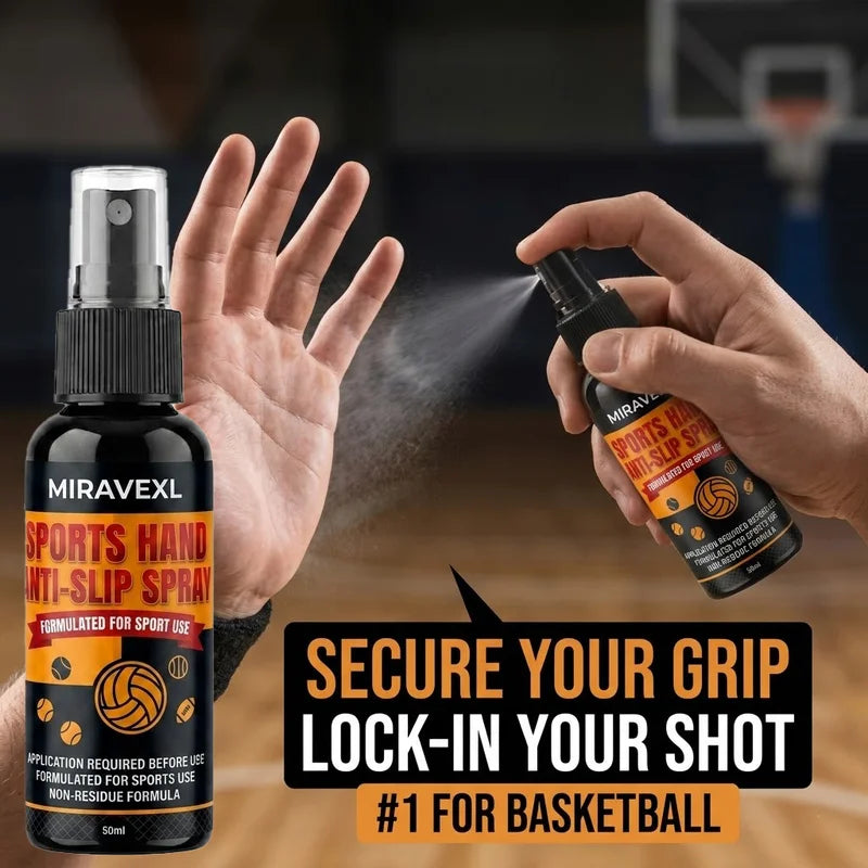 Grip Spray for Sports & Workout Hand Control - Anti-Sweat, Non-Sticky, 30/50ml