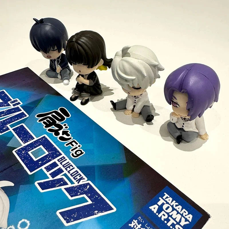 Anime Action Figures Set - Isagi Yoichi, Nagi Seishiro, Bachira, Meguru, Mikage, Reo - 4 Pack Collectible Toys