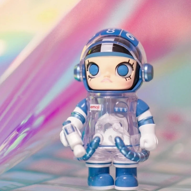 Space Molly Emoj Series Surprise Blind Box Figurine Desktop Ornament Set