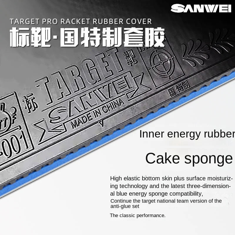 High Density Adhesive Cover for Tennis Targets - Blue Sponge, Professional Grade