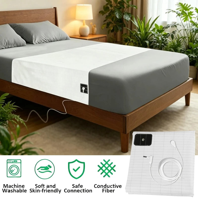 Grounding Sheet Flat Earth Bed Cover for Better Sleep - All Sizes & Colors