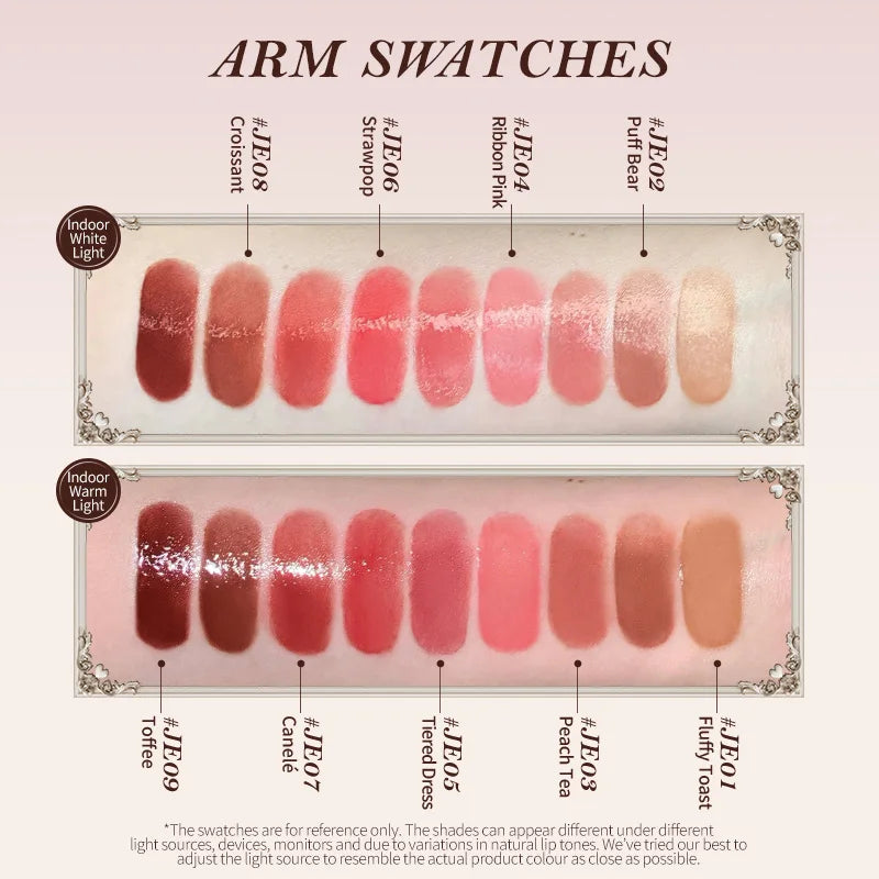 Vegan Lip Gloss Long Lasting Waterproof Lip Makeup - Silk Satin Finish