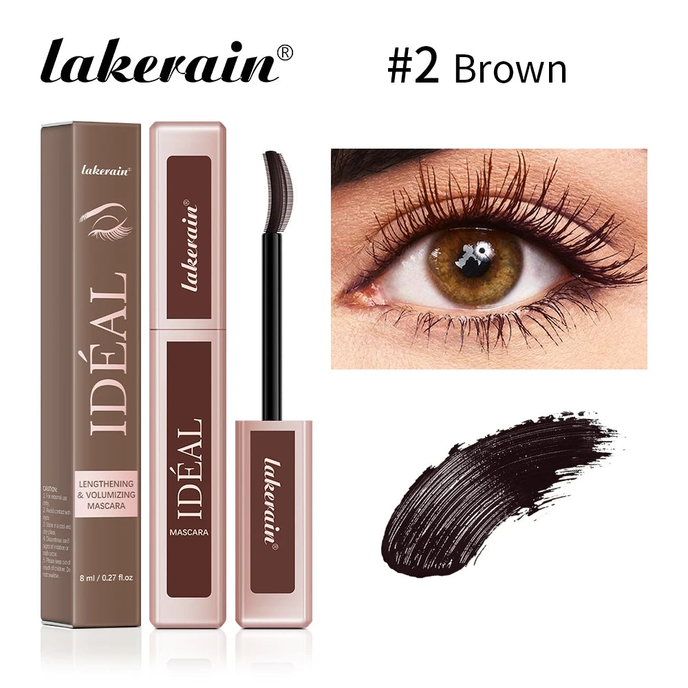Lengthening & Volumizing Mascara - Clump-Free, Long Lasting, Suitable for All Skin Tones