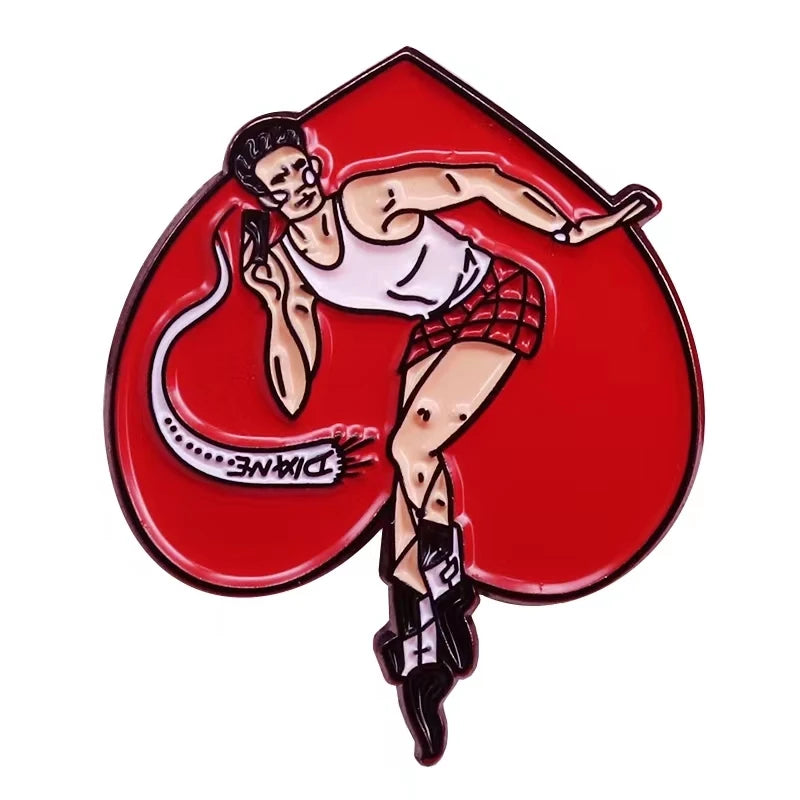 Twin Peaks Enamel Pin Horror TV Drama Brooch - Metal Badge for Jackets & Backpacks