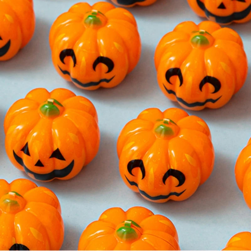 10-30Pcs Fun Cartoon Pumpkin Head Car Decorations for Halloween & Party Gifts