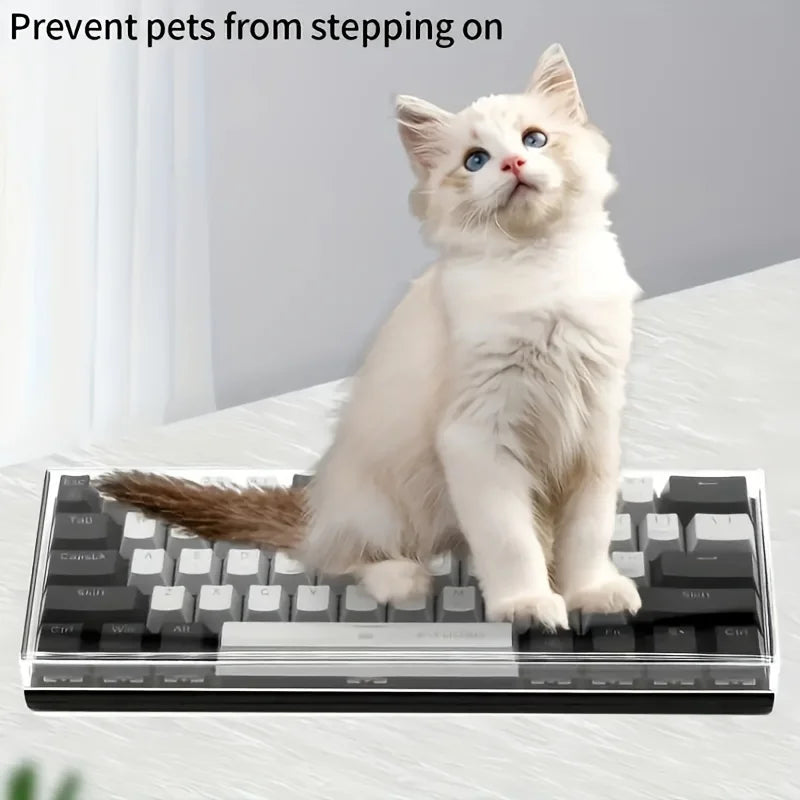Acrylic Keyboard Dust Cover Protector for Mechanical Keyboards 60-108 Keys