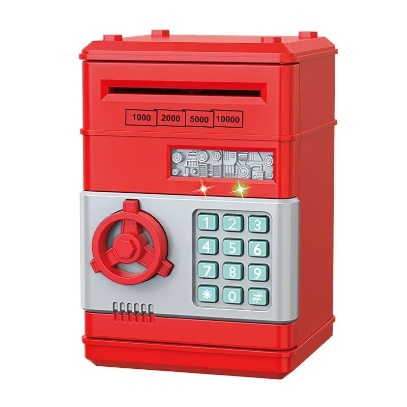 Electronic Piggy Bank Moneybox with Password Security and Light Sound Features