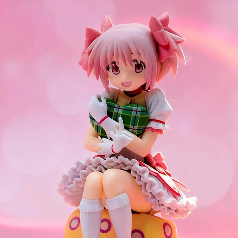 Anime Girl Collectible Figure - Madoka Kaname Noodle Stopper Model, Desktop Decoration