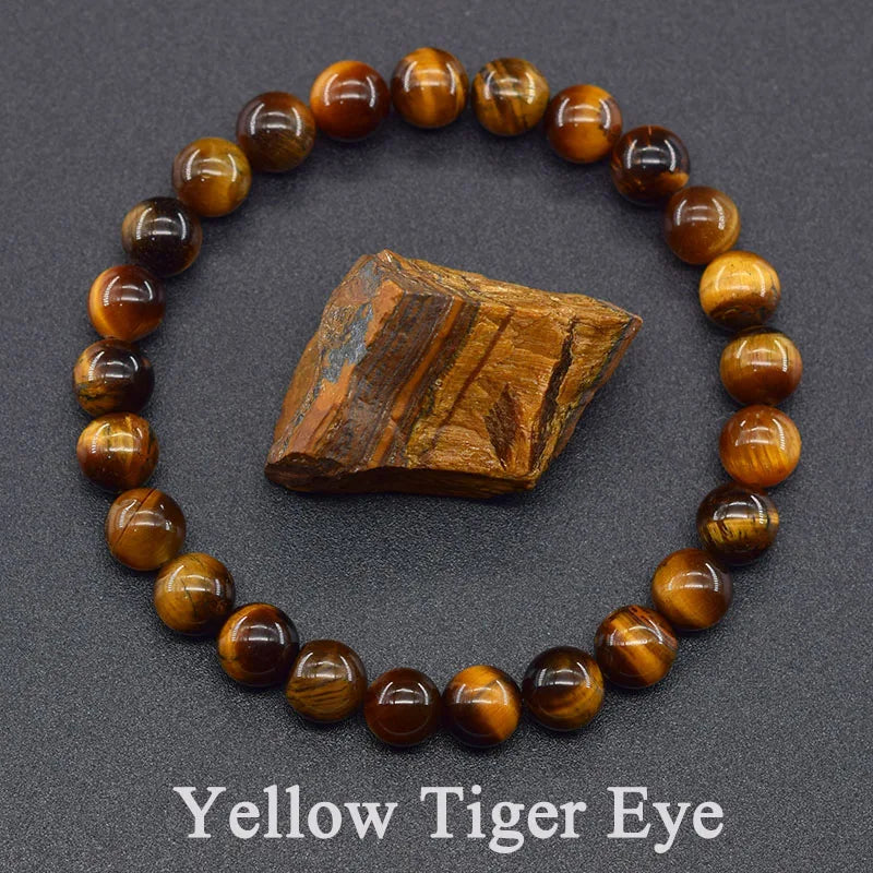 Luxury Beaded Chakra Bracelet with Natural Stones for Men Women