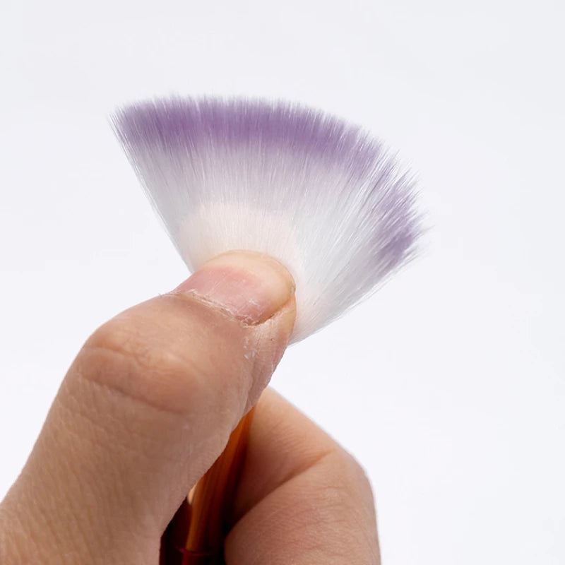 Ceramic Fan-Shaped Paint Brush for Glaze & Underglaze - Large Area DIY Art Tool