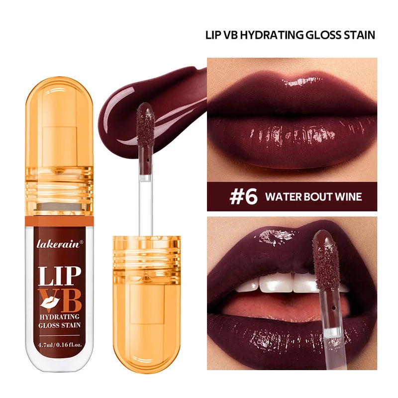 Hydrating Lip Gloss Stain - Long Lasting Shine & Moisture - All Colors