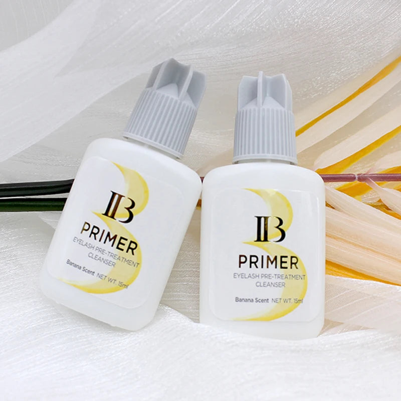 Eyelash Extension Adhesive Primer & Glue Set for Professional Lash Application - Fast Dry & Long Lasting - 15ml