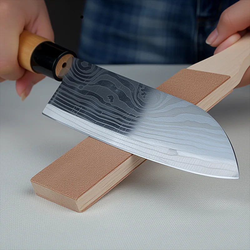 Knife Sharpener Set with Magnetic Holder & Diamond Stone - 15° & 20° Angles, Kitchen Accessory
