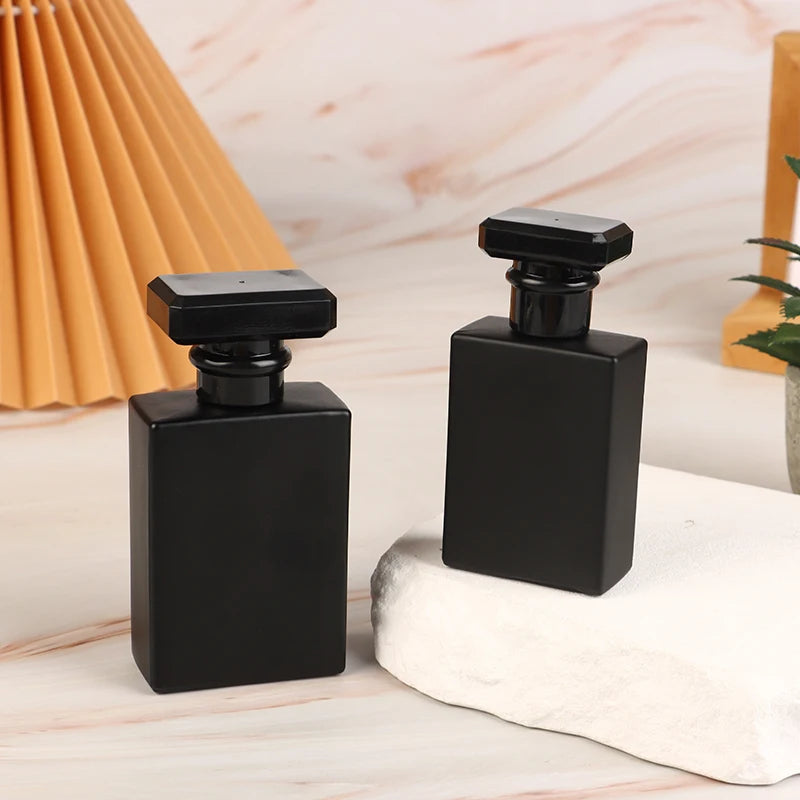 Portable Glass Perfume Spray Bottle 30/50ml Elegant Refillable Water Mist