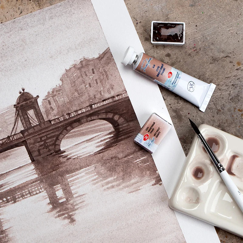 Russian White Nights Extra Fine Artists Watercolors - Granulating Colors 10ml Tubes, Special Series