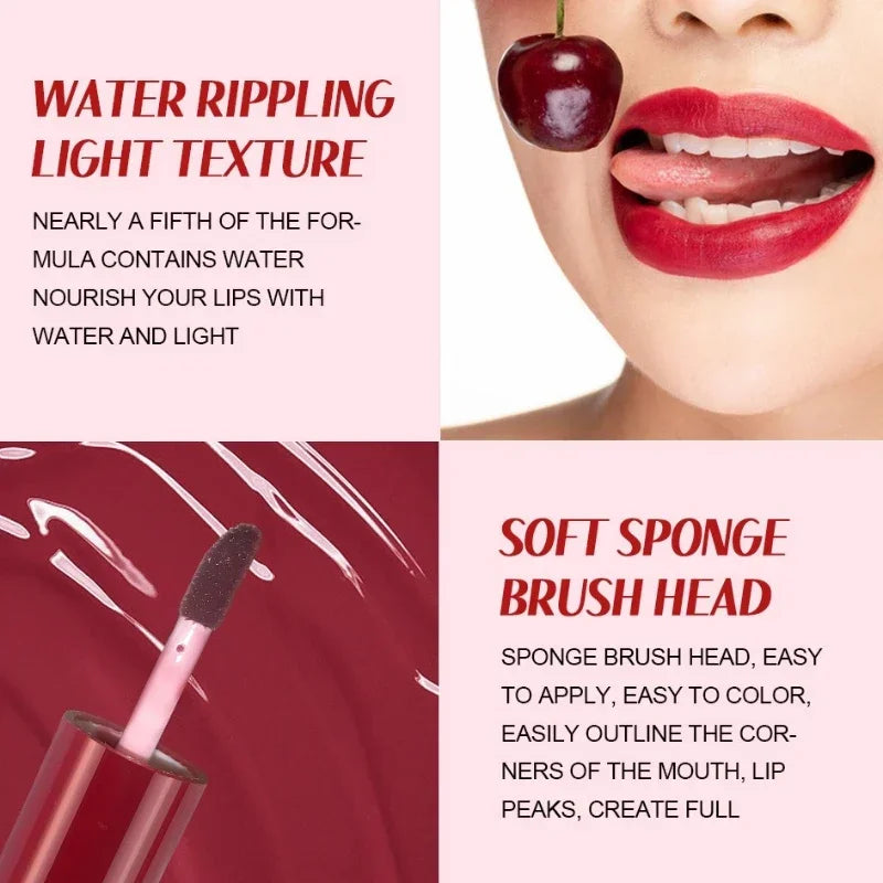 Water-Based Lip & Cheek Tint with Moisturizing Formula - Long Lasting Color