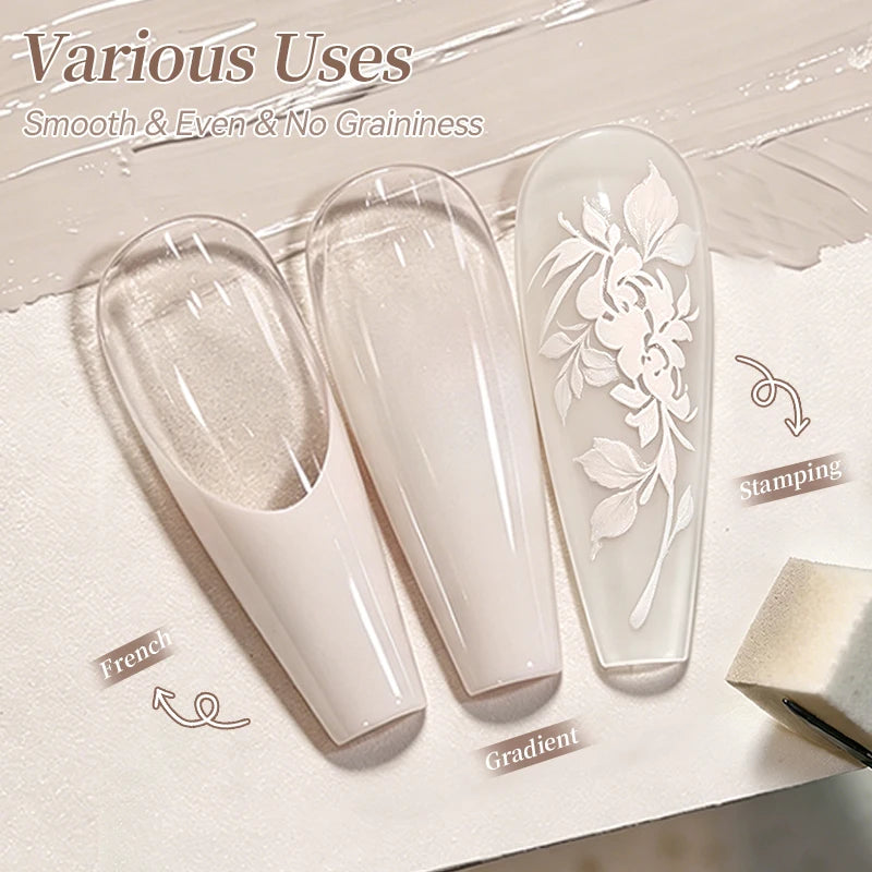 Nude Gel Nail Polish 5ml - Semi-Permanent Gradient UV & LED Nail Art
