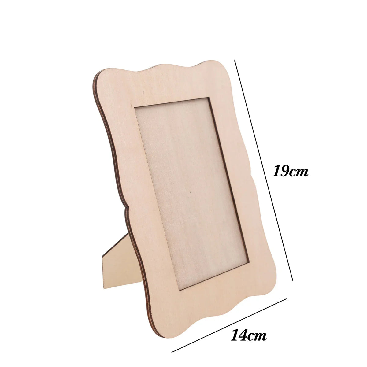 DIY Wooden Picture Frames Set - Solid Wood Photo Frames for Crafts & Decoration