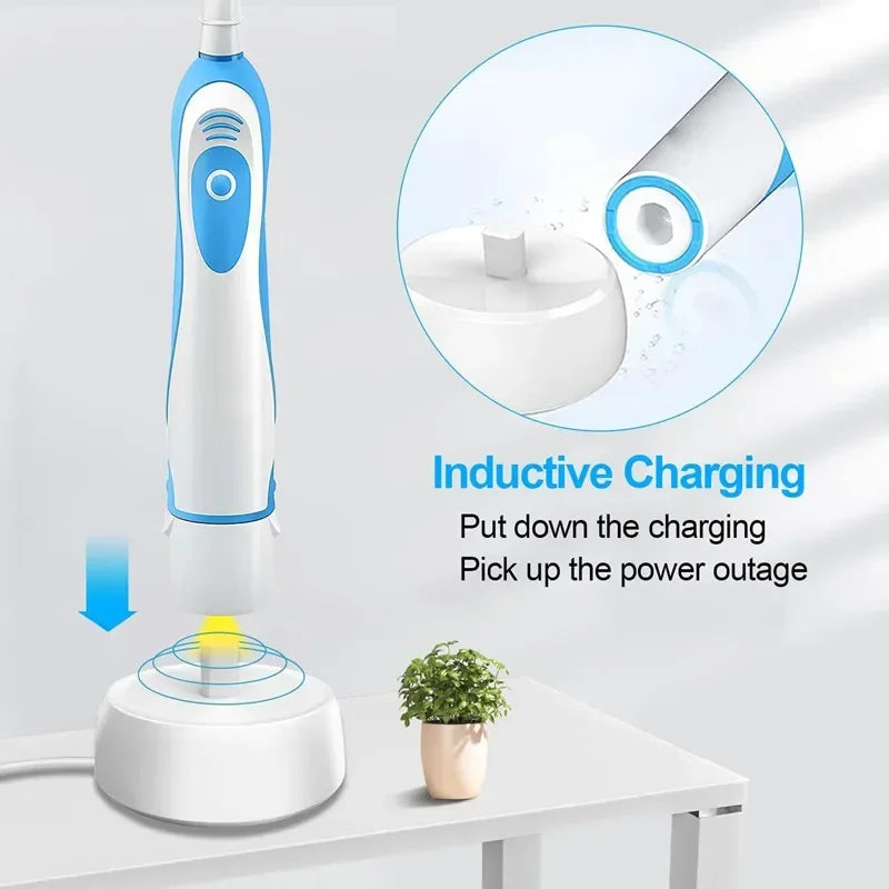 Electric Toothbrush Charger Base for Braun Oral-B Series D12 D20 3757 - Waterproof & Portable