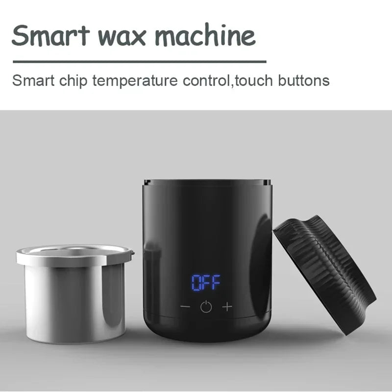 High-Power Wax Heater for Hair Removal with Touch Control & LED Display