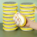 Double-Side Dishwashing Sponge Set Reusable Kitchen Cleaning Sponges
