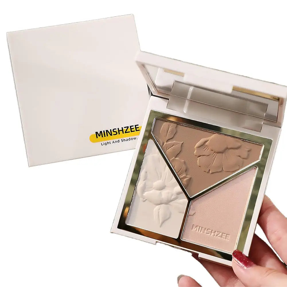 Multicolor Highlight & Blush Palette - Face Brightening Contour Makeup Set