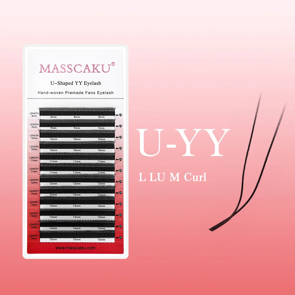 False Eyelash Extensions 3D-5D U Shaped Lashes Soft Natural Makeup Supplies