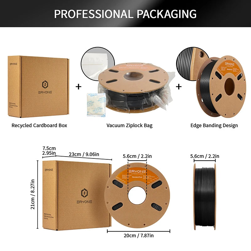 High-Quality 1.75mm PLA Filament for 3D Printing - 1kg Spool, Tangle-Free