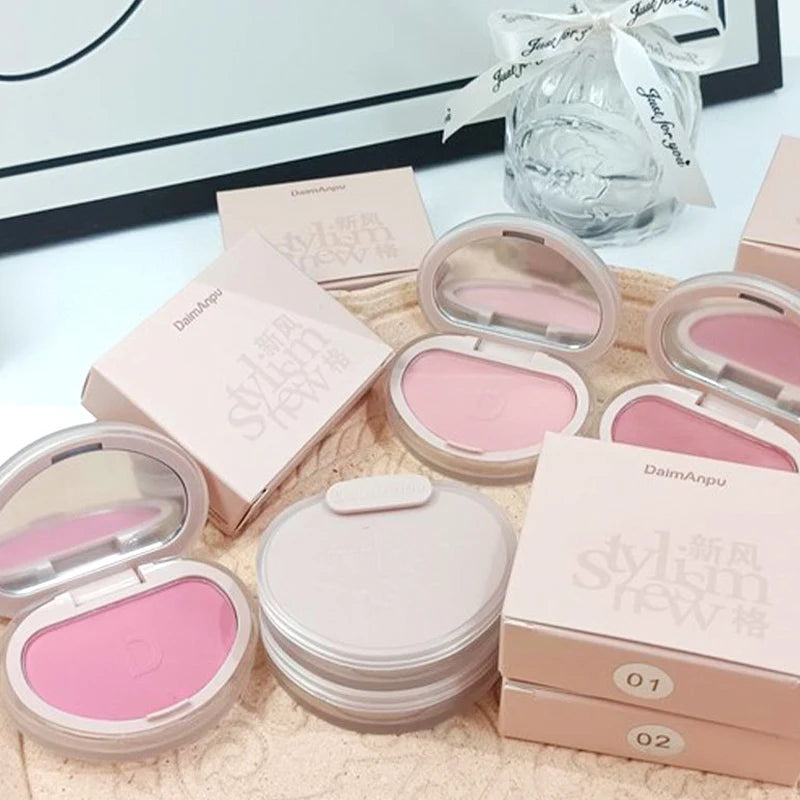 Monochrome Honey Powder Blusher - Natural Brightening High Gloss Makeup