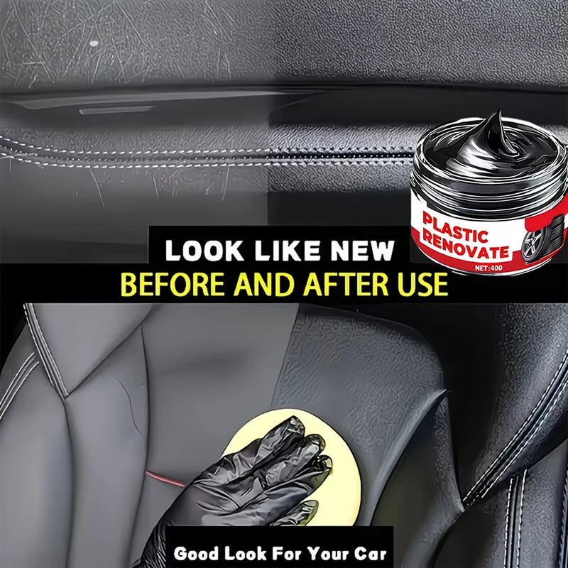 Plastic Polishing Paste for Car and Furniture Scratch Repair - Multiple Colors