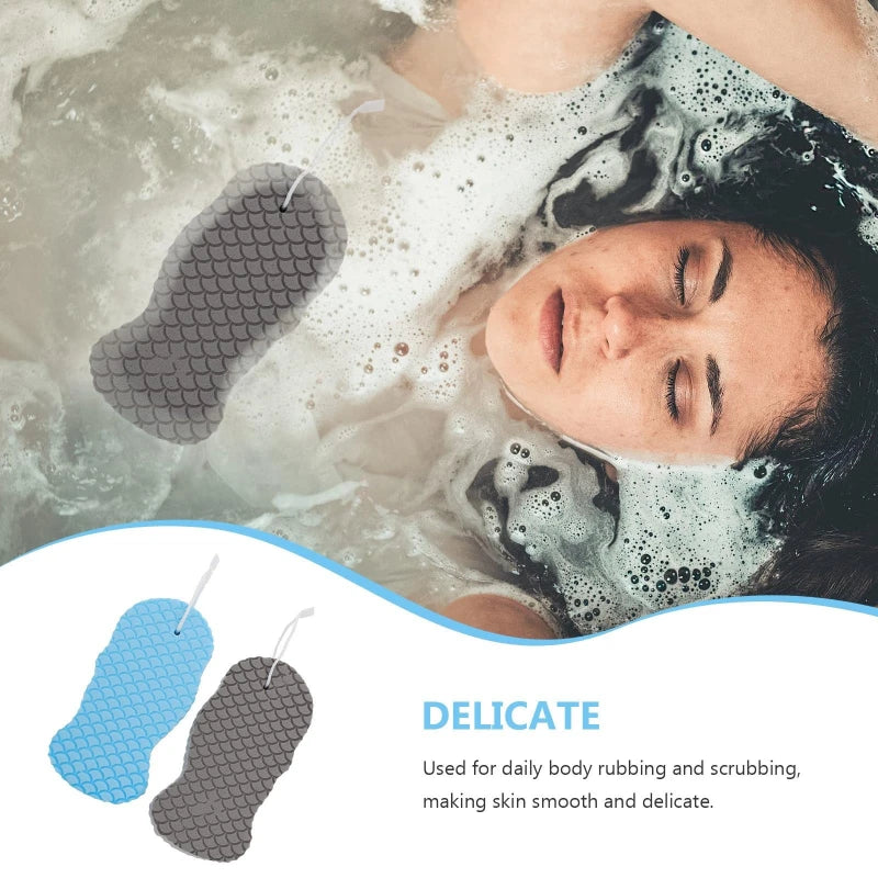 Exfoliating Bath Sponge Body Scrubber - Soft Shower Loofah for Skin Cleansing