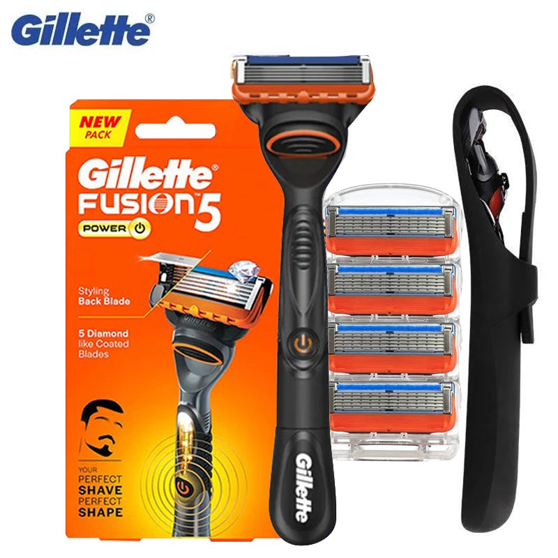 Men's Electric Razor with 5 Blades & Trimmer - Power Shaver, Multiple Colors