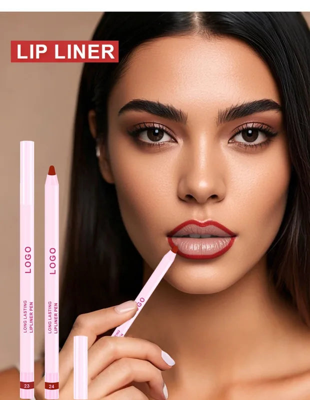 Vegan Waterproof Lip Liner Pencil Long Lasting Lip Makeup - Wholesale Custom Logo