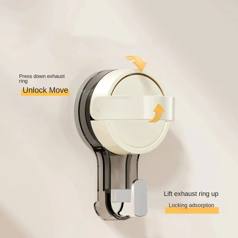 Strong Vacuum Suction Hooks No-Drill Adhesive for Home Bathroom Kitchen Door