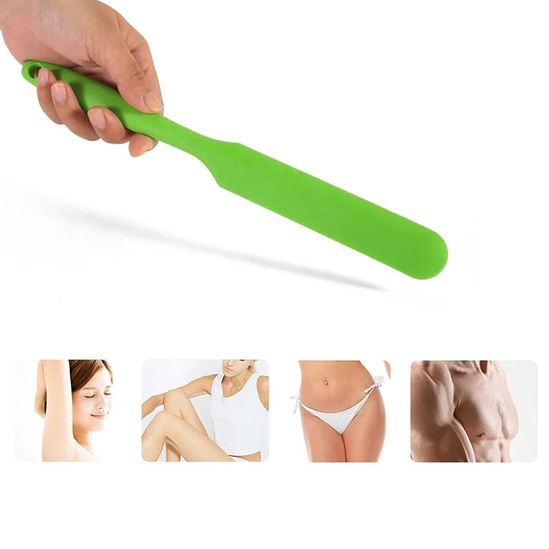 Silicone Waxing Spatulas Set for Hair Removal - Reusable Non-stick Applicators