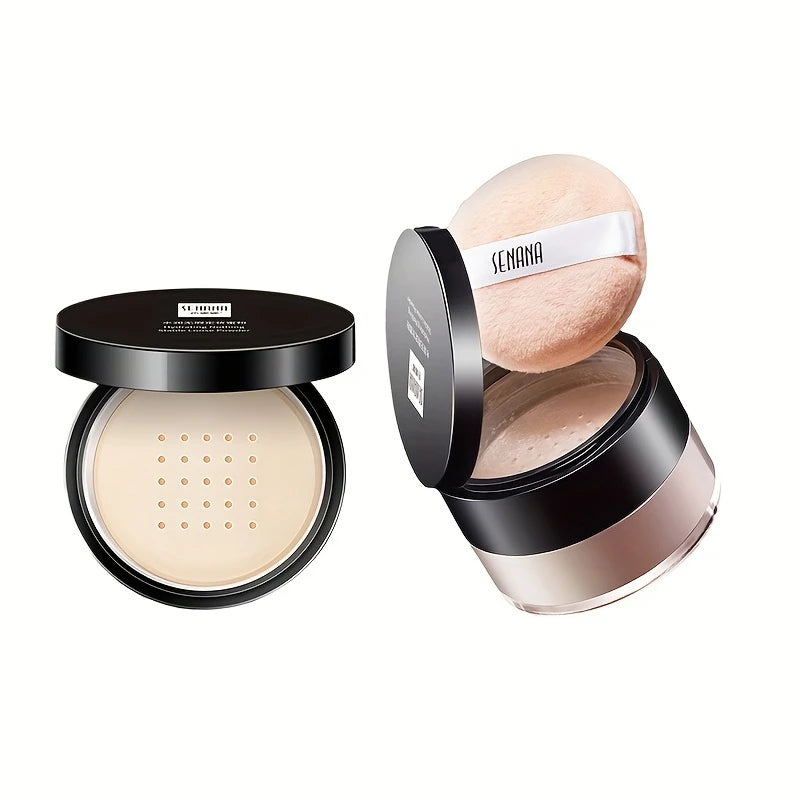 Hydrating Flawless Setting Powder - Natural Nude Finish Oil Control Face Makeup
