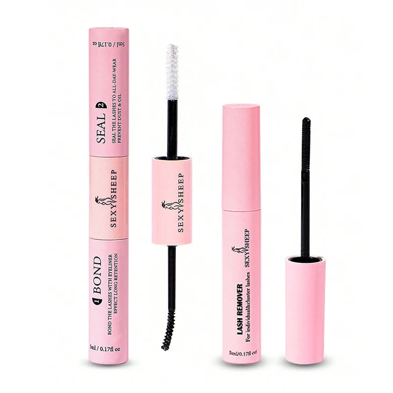 Lash Bond and Seal Kit - 10ml Lash Extension Glue & Sealant with Remover