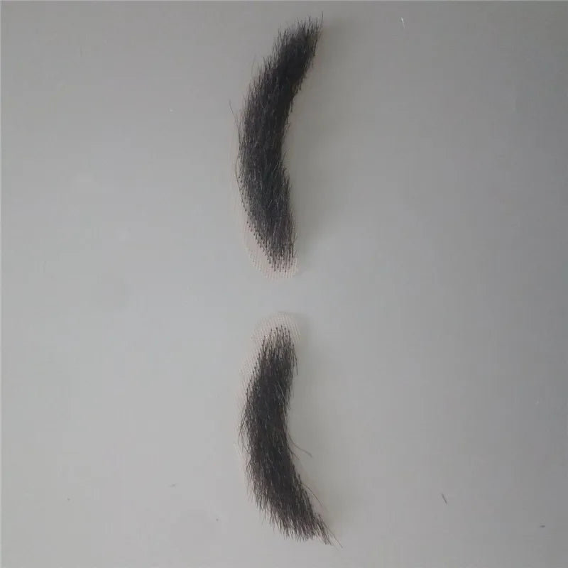 Realistic Fake Eyebrow Set for Men - Trimmable Lace Makeup Eyebrow Enhancer