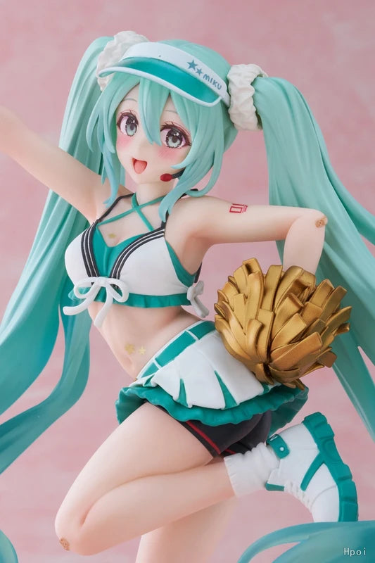 18cm Anime Hatsune Miku Action Figure Cheerleader PVC Figurine Collection Toys